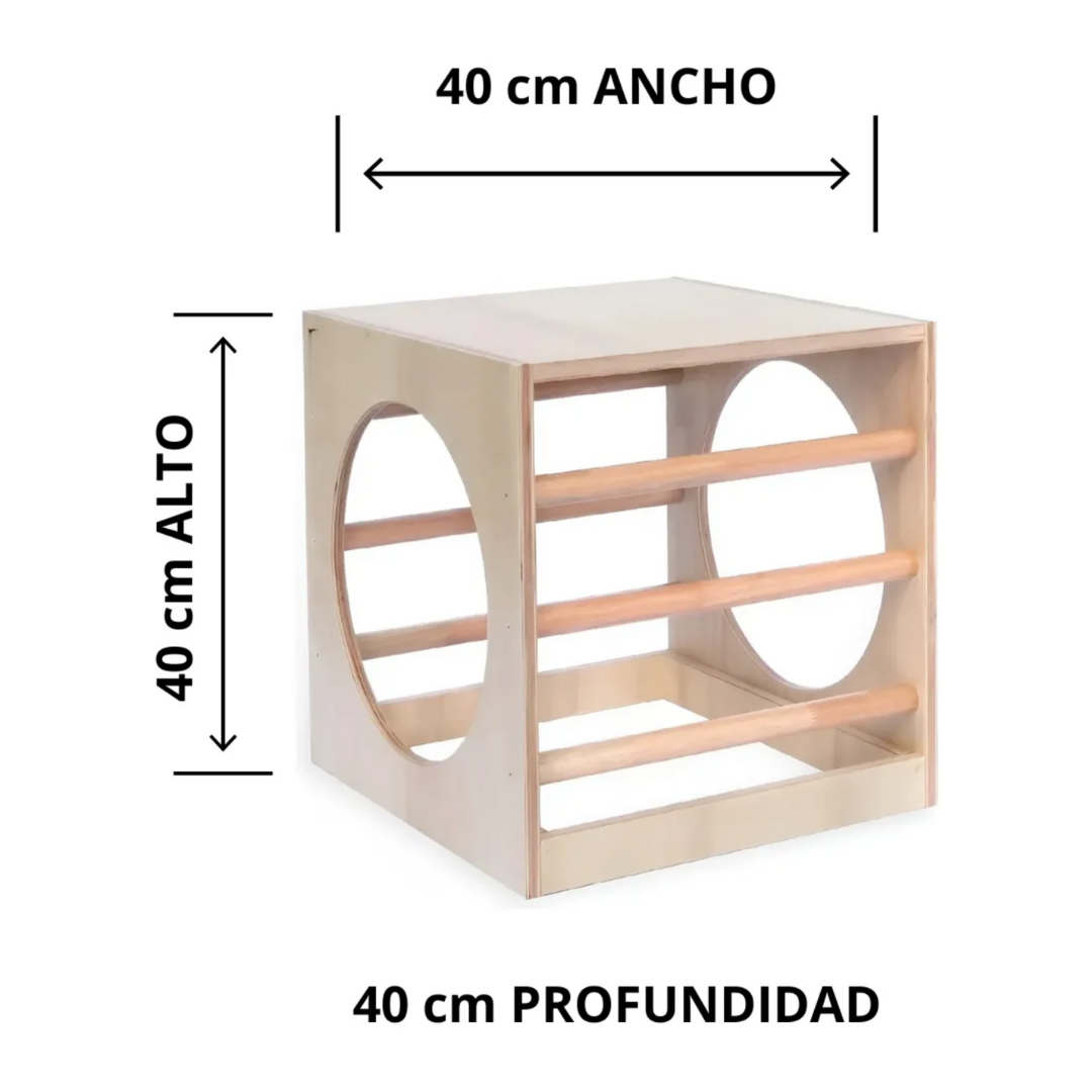 Cubo Pikler Montessori 40x40