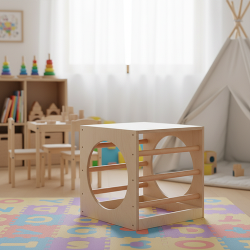 Cubo Pikler Montessori 40x40