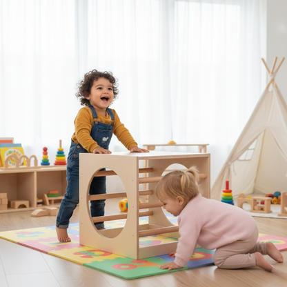 Cubo Pikler Montessori 40x40