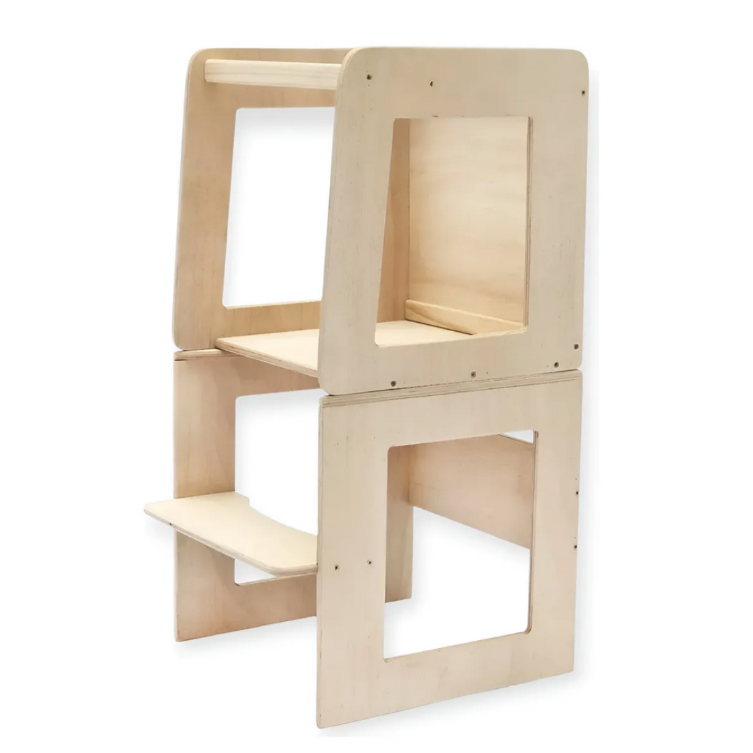 Torre De Aprendizaje Montessori Plegable 3 En 1