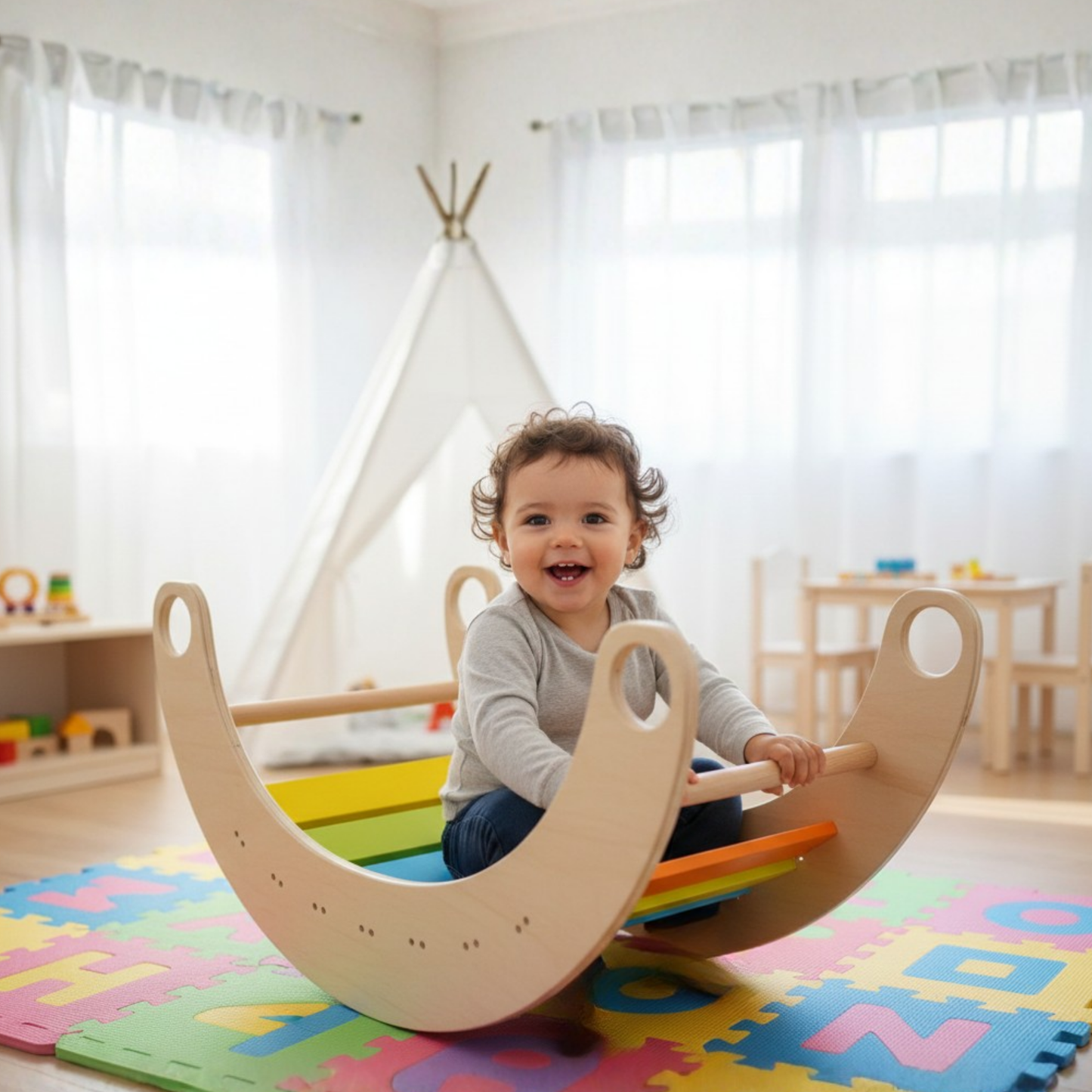 Balancín Pikler Montessori Para Niños